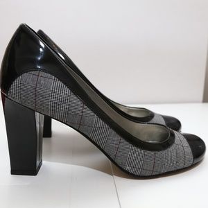Ladies Size 9.5 Medium Plaid Bandolino Pumps - New